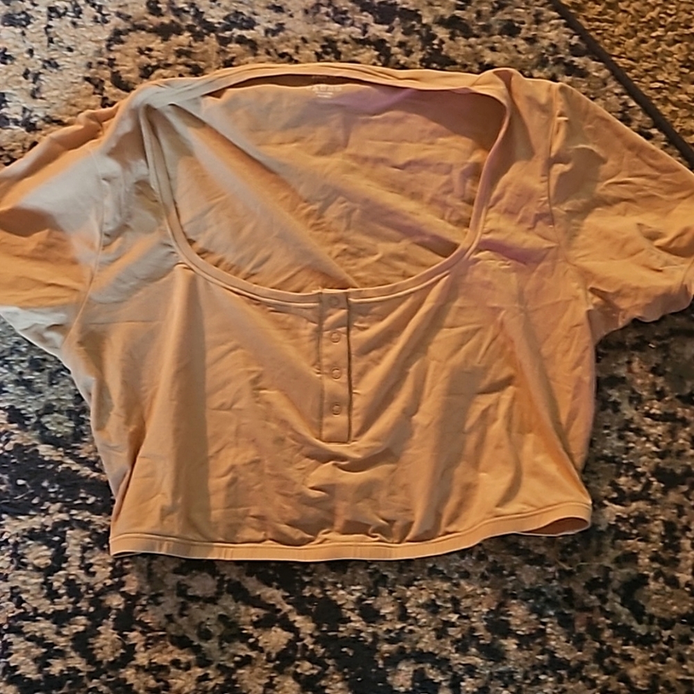 Skims super soft crop top tee